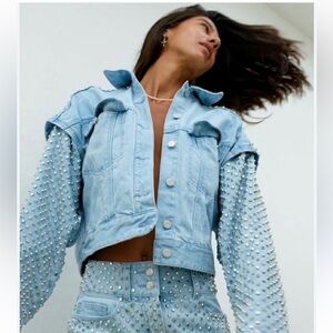 H&M Studio Collection S/S 22 Stud Denim Jacket